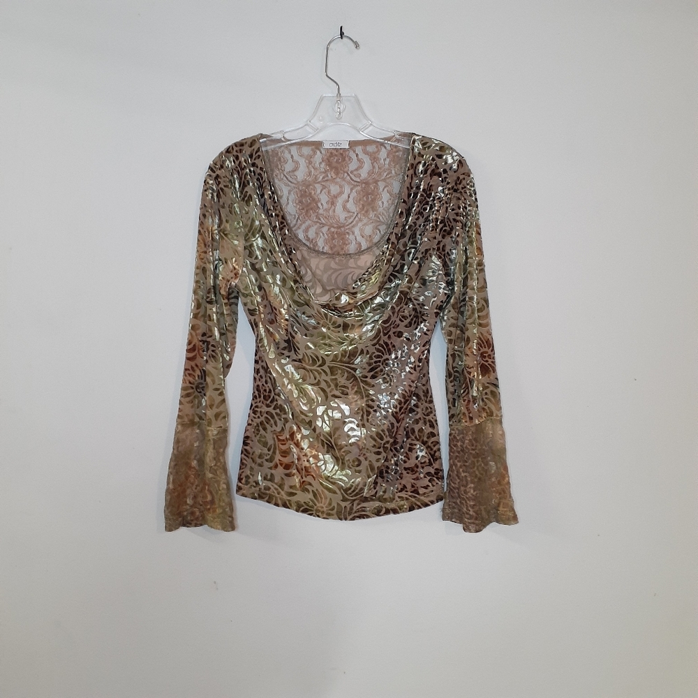 Cadre velvet burnout tee